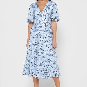 Ted Baker Mabel Dotty Tea Dress size 1
